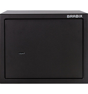 Сейф мебельный BRABIX "SF-280KL", 280х350х300 мм, ключевой замок, черный, 291148, S103BR212314