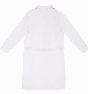 Халат медицинский мужской белый, тиси, размер 56-58, рост 170-176, плотность 120 г/м2, 610762