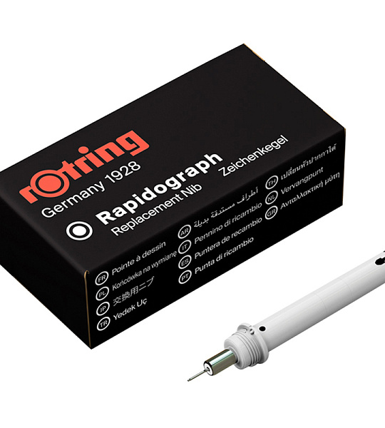 Пишущий элемент для рапидографа Rotring 0,25мм, картон. упаковка
