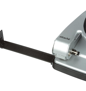 Дырокол ATTACHE 6730 до 30л., металл.,с лин.,с рез.вставкой,серебр.