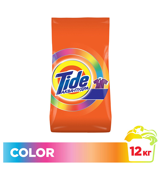 Порошок для машинной стирки Tide " Color", 12кг (ПОД ЗАКАЗ)