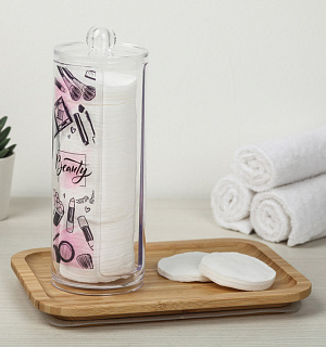 Органайзер для ватных дисков "Beauty",20 х 8 см