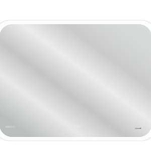 Зеркало Cersanit LED 070 DESIGN PRO, 80 x 60, сенсор, антизапотевание, часы