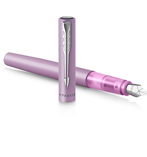 Ручка перьевая Parker "Vector XL Lilac" синяя, 0,8мм, подарочная упаковка