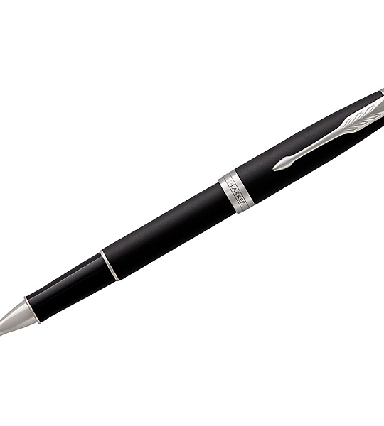 Ручка-роллер Parker "Sonnet Matte Black CT" черная, 0,8мм, подарочная упаковка