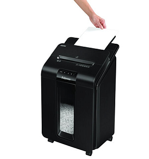 Уничтожитель (шредер) с автоподачей FELLOWES AUTOMAX 100M, 4 уровень секретности, 4x10 мм, 23 л, FS-46292