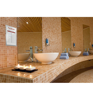 Комплект рамок самоклеящихся магнитных информационных 2шт. Durable "Duraframe" А4, серебристый металлик