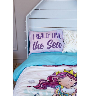 Постельное бельё «Этель» 1.5 сп Really mermaid 143*215 см, 150*214 см, 50*70 см -1 шт,100% хл, бязь