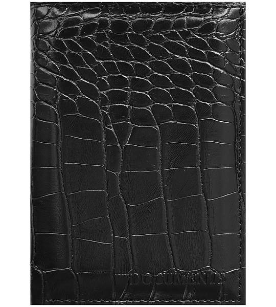 Портмоне водителя OfficeSpace иск. кожа, черный, крокодил