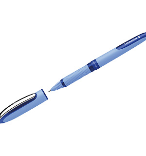 Ручка-роллер Schneider "One Hybrid N" синяя, 0,7мм, игольчатый пишущий узел, одноразовая