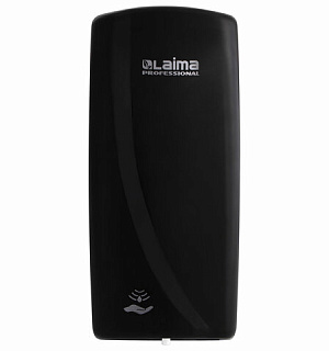 Дозатор для мыла-пены LAIMA PROFESSIONAL ORIGINAL, НАЛИВНОЙ, СЕНСОРНЫЙ, 1 л, черный, ABS-пластик, 605781
