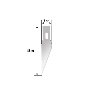 Лезвия для ножа-скальпеля канцелярского Berlingo, 10шт., блистер, европодвес