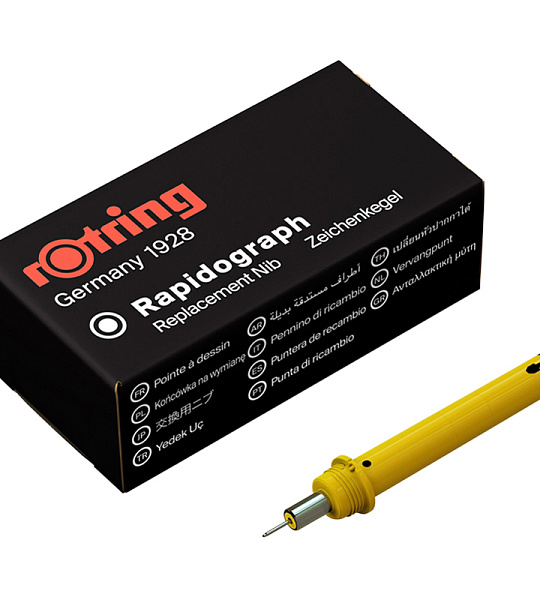 Пишущий элемент для рапидографа Rotring 0,35мм, картон. упаковка
