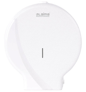 Диспенсер для туалетной бумаги LAIMA PROFESSIONAL ORIGINAL (Система T1), БОЛЬШОЙ, белый, ABS-пластик, 605768