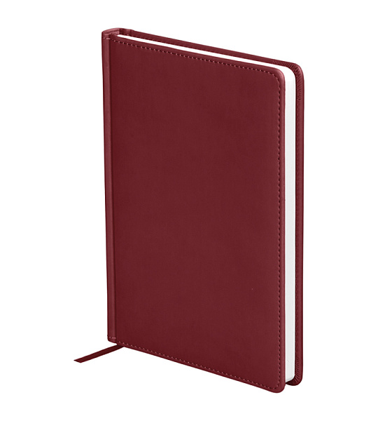 Ежедневник датированный 2023г., A5, 176л., кожзам, OfficeSpace "Winner", бордовый