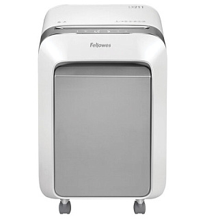 Уничтожитель (шредер) FELLOWES LX211, 5 уровень секретности, 2x12 мм, 15 листов, 23 л, белый, FS-50503