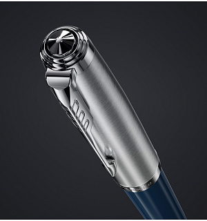 Ручка перьевая Parker "51 Midnight Blue CT" черная, 0,8мм, подарочная упаковка