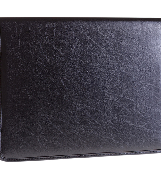 Папка деловая OfficeSpace "Leo" имп. кожзам, на молнии