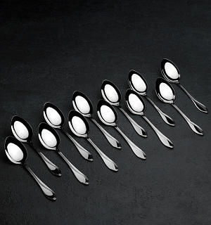 Ложка столовая «Волна», h=19,5 см, толщина 2 мм