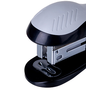 Мини-степлер №24/6, 26/6 Berlingo "Office Soft" до 15л., черный