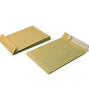 Пакет почтовый UltraPac, 300*400*40мм, коричневый крафт, отр. лента, 120г/м2