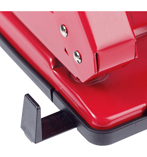 Дырокол Berlingo "Universal" 40л., металлический, ассорти, с линейкой