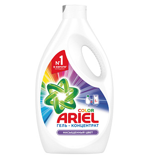 Гель для стирки Ariel "Color", концентрат, 2,6л