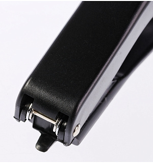 Степлер №10 OfficeSpace до 12л., пластиковый корпус, черный