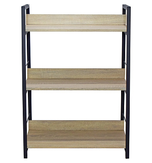 Стеллаж на металлокаркасе BRABIX "LOFT SH-002", 600х350х845 мм, цвет дуб натуральный, 641233
