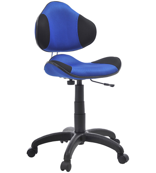 Кресло детское Фабрикант Джерси, ткань TW, черн/синий № 9/№11г/п 140, PL 600