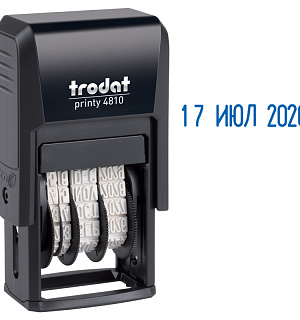 Датер ленточный Trodat, пластик, 1стр., 3,8мм, русский (70621)