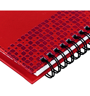 Планинг недатированный, 64л., 330*130мм, кожзам, Berlingo "Vivella Prestige", красный