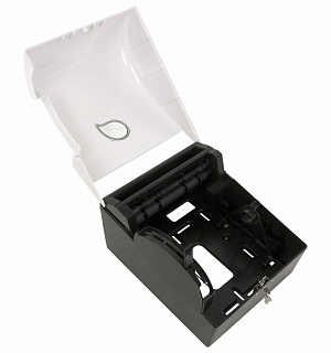 Диспенсер для полотенец в рулонах LAIMA PROFESSIONAL ECO (Система Н1), механический, с рычагом, белый, ABS-пластик, 606549