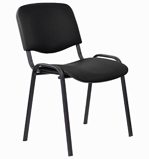 Стул STAFF "Iso Lite CF-008", кожзам черный (Z-11), 532564