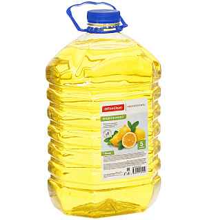 Мыло жидкое OfficeClean Professional "Лимон", ПЭТ, 5л