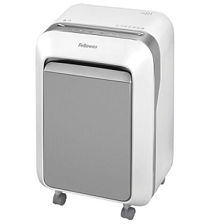 Уничтожитель (шредер) FELLOWES LX211, 5 уровень секретности, 2x12 мм, 15 листов, 23 л, белый, FS-50503