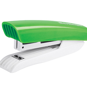 Степлер №10 Berlingo "Blitz" до 10л., пластиковый корпус, зеленый