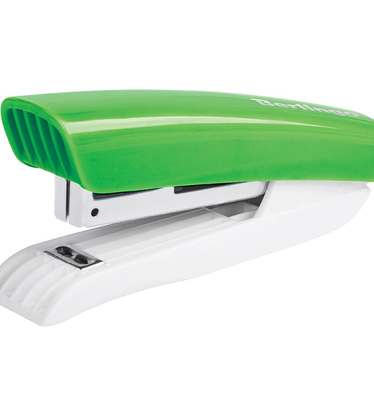 Степлер №10 Berlingo "Blitz" до 10л., пластиковый корпус, зеленый
