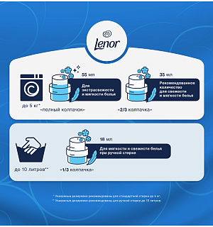 Кондиционер для белья Lenor "Скандинавская весна", концентрат, 1л