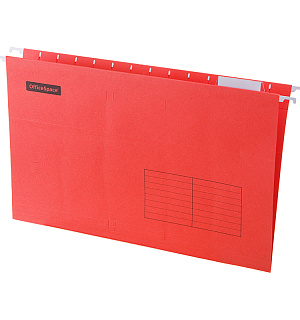 Подвесная папка OfficeSpace Foolscap (365*240мм), красная