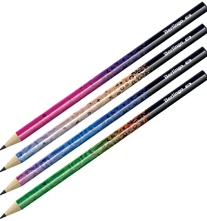 Карандаш ч/г Berlingo "xFiles" HB, круглый, заточен., ассорти