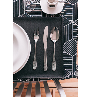 Набор ножей столовых «Юлия Высоцкая», h=22 см, 6 шт, цвет серебряный