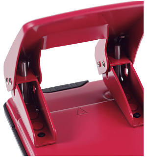 Дырокол Berlingo "Universal" 40л., металлический, ассорти, с линейкой