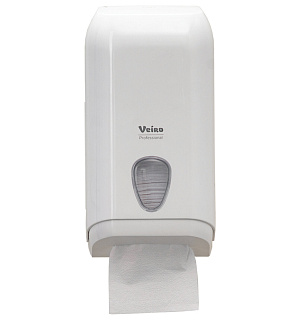 Диспенсер для туалетной бумаги листовой VEIRO Professional (T3) "L-one", белый, A620KK1NS