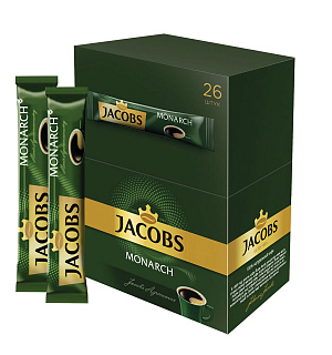 Кофе растворимый JACOBS "Monarch", сублимированный, 1,8 г, пакетик, 8050269