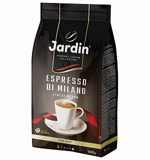 Кофе в зернах JARDIN (Жардин) "Espresso di Milano", натуральный, 1000 г, вакуумная упаковка, 1089-06-Н