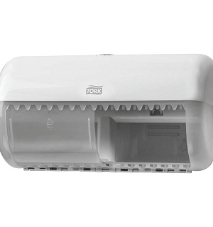 Диспенсер для туалетной бумаги в рулонах Tork "Elevation"(Т4) пластик, механический, белый