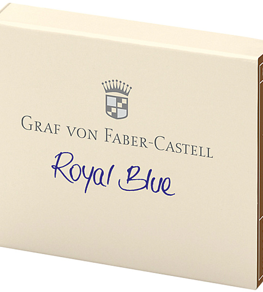 Картриджи чернильные Graf von Faber-Castell королевский синий, 6шт., картонная коробка