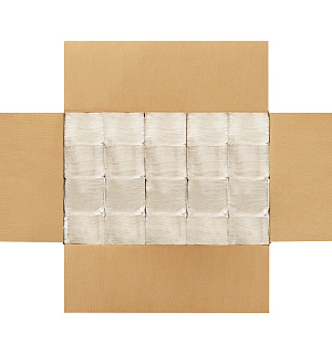 Полотенца бумажные лист. Vega Professional (V-сл), 1-слойные, 200л/пач, 23*22,5, цвет натуральный