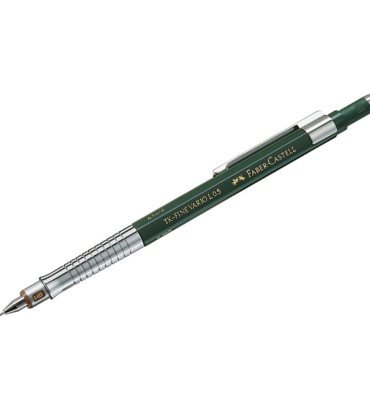 Карандаш механический Faber-Castell "TK-Fine Vario L" 0,5мм, HB, с ластиком